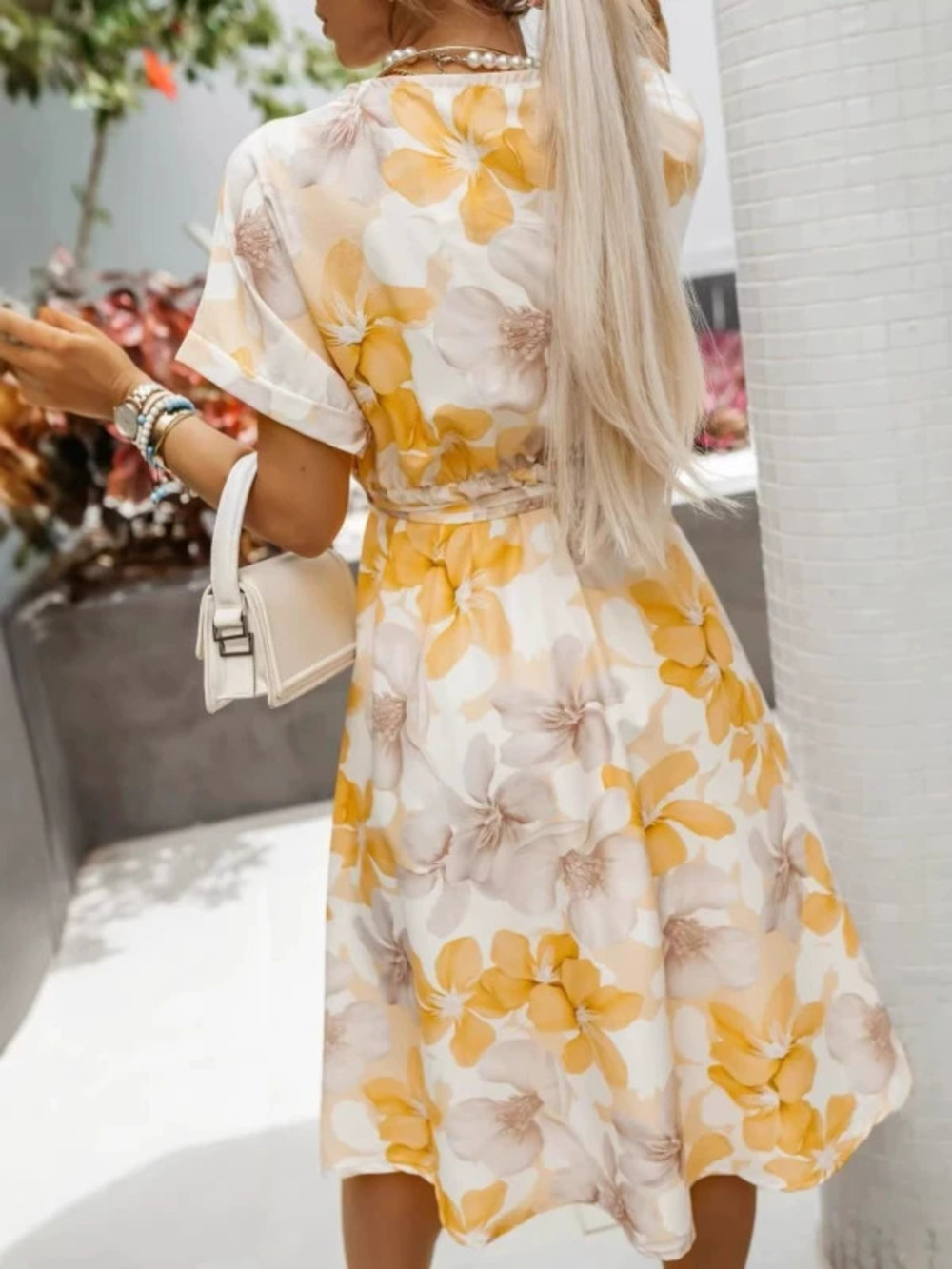 ZARA Fashion Vacation Short Sleeve Dress